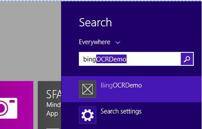 search bingOCRDemo